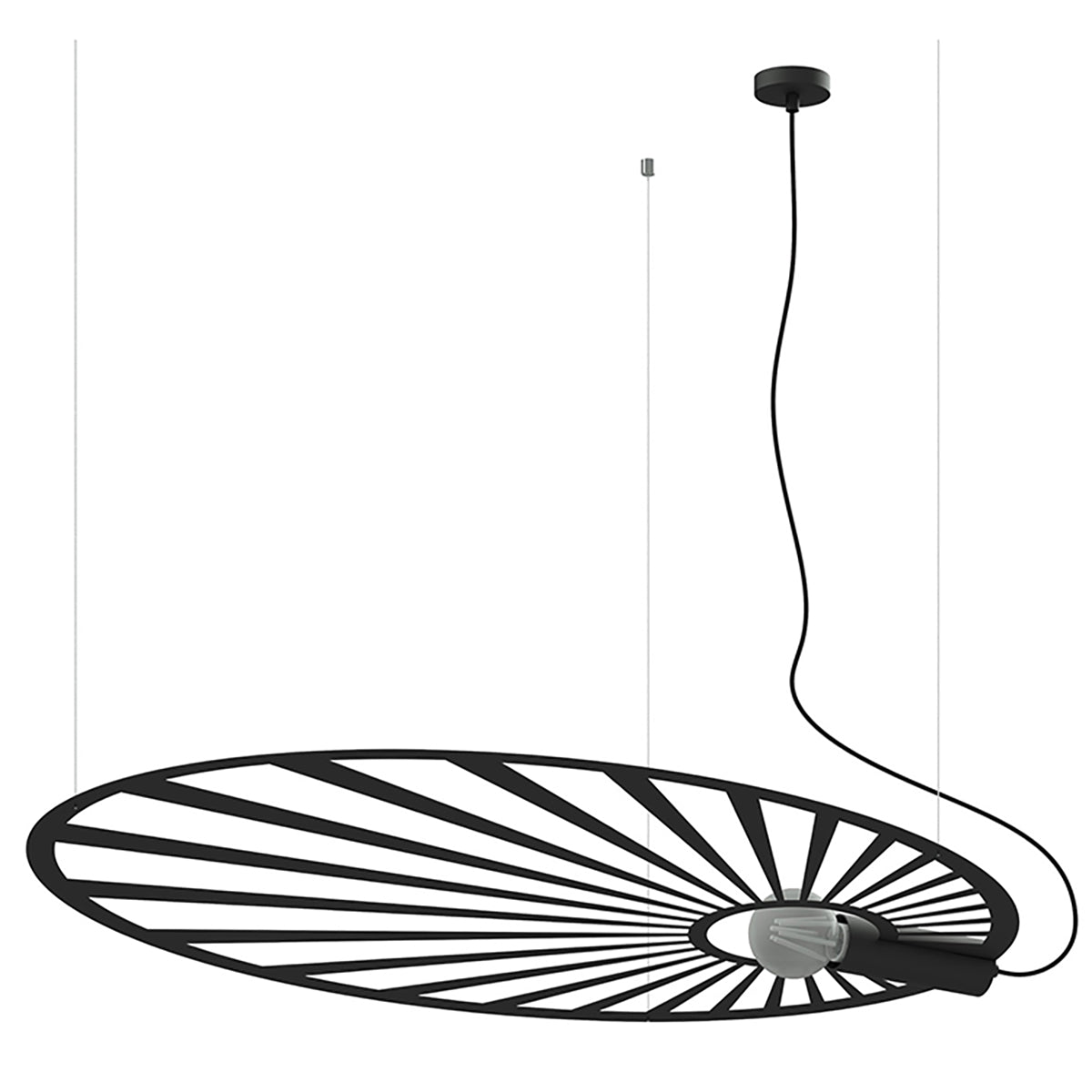 Pendant lamp LEHDET black