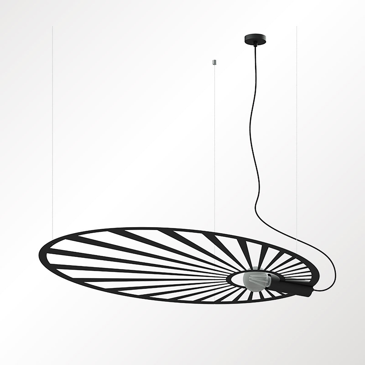 Pendant lamp LEHDET black