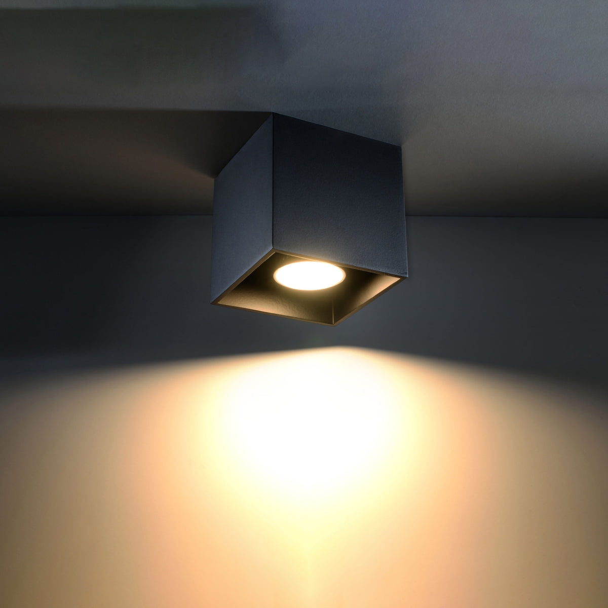 Ceiling lamp QUAD 1 black - Diamond Work Sp. z o.o.
