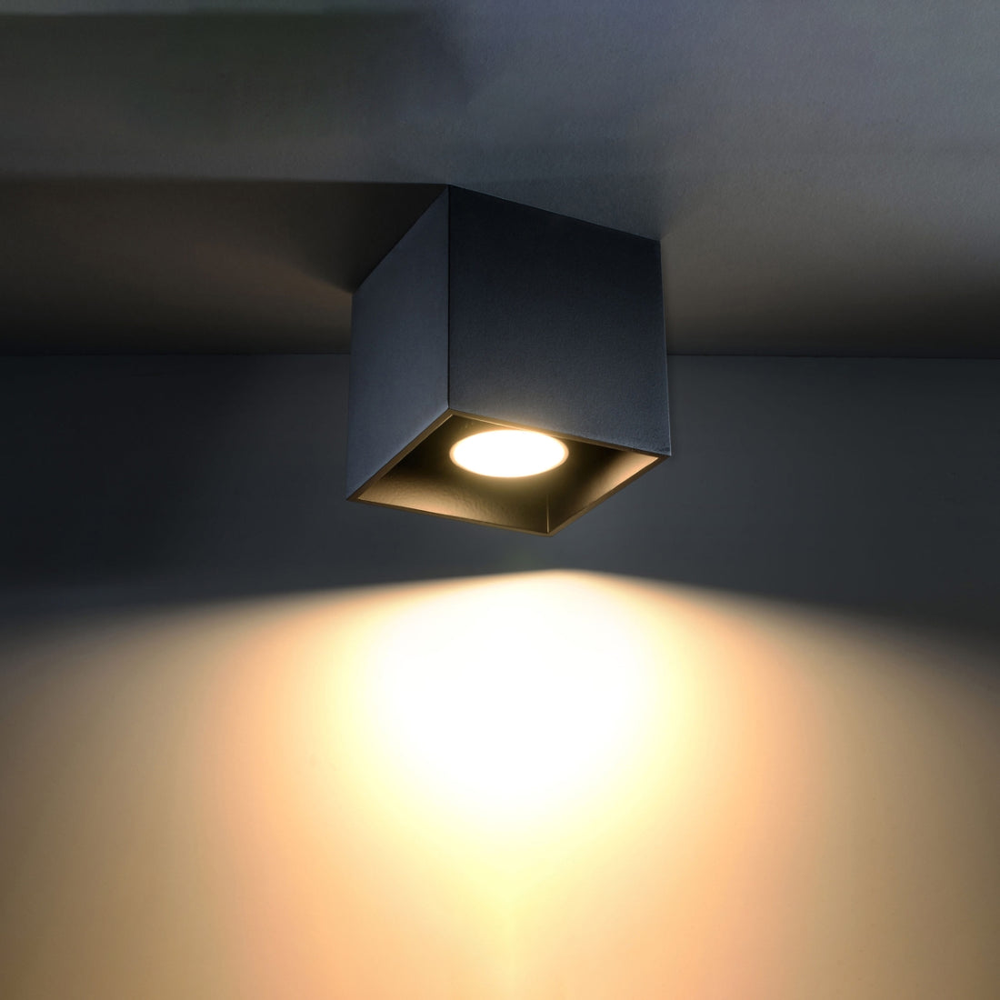 Ceiling lamp QUAD 1 black - Diamond Work Sp. z o.o.