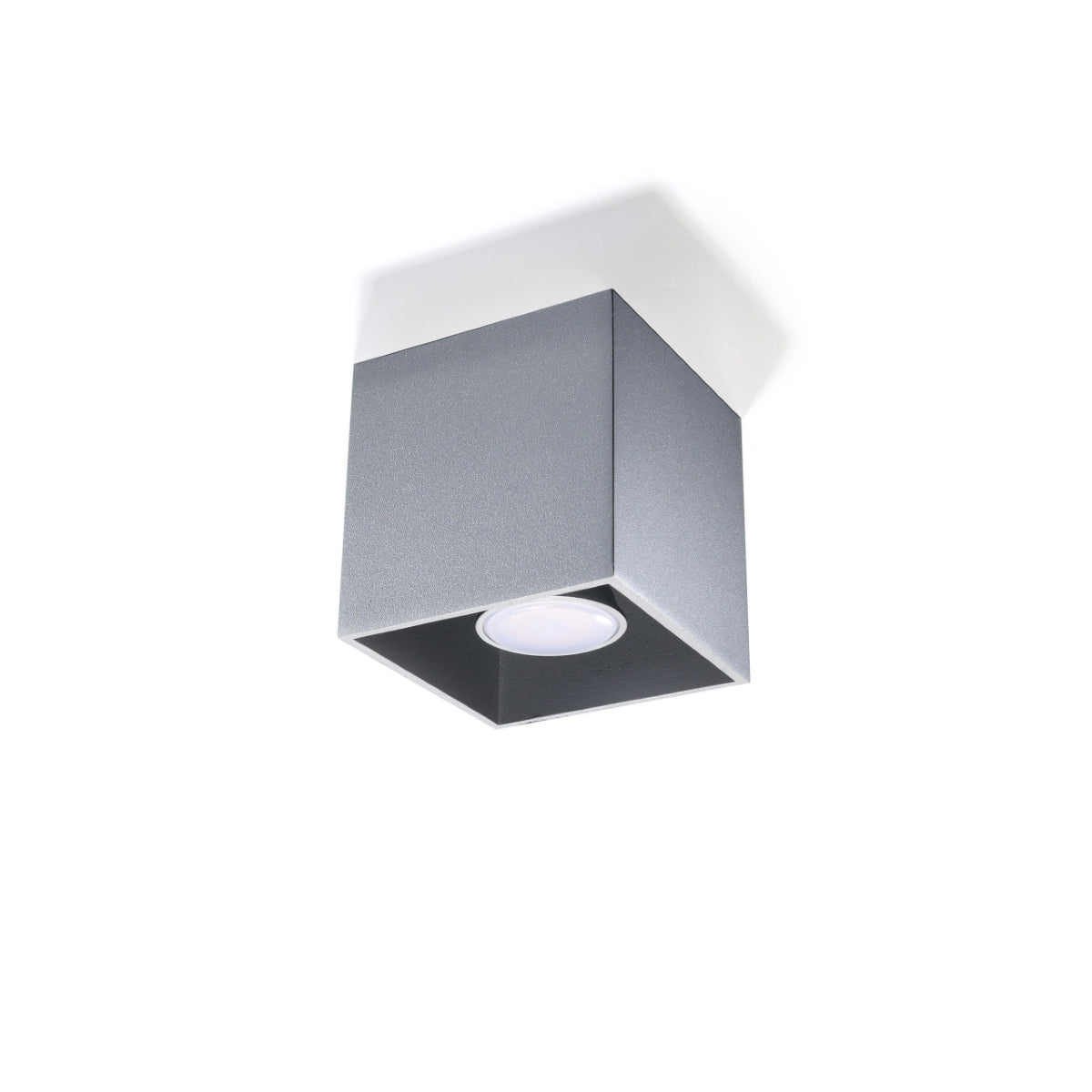 Ceiling lamp QUAD 1 grey - Diamond Work Sp. z o.o.