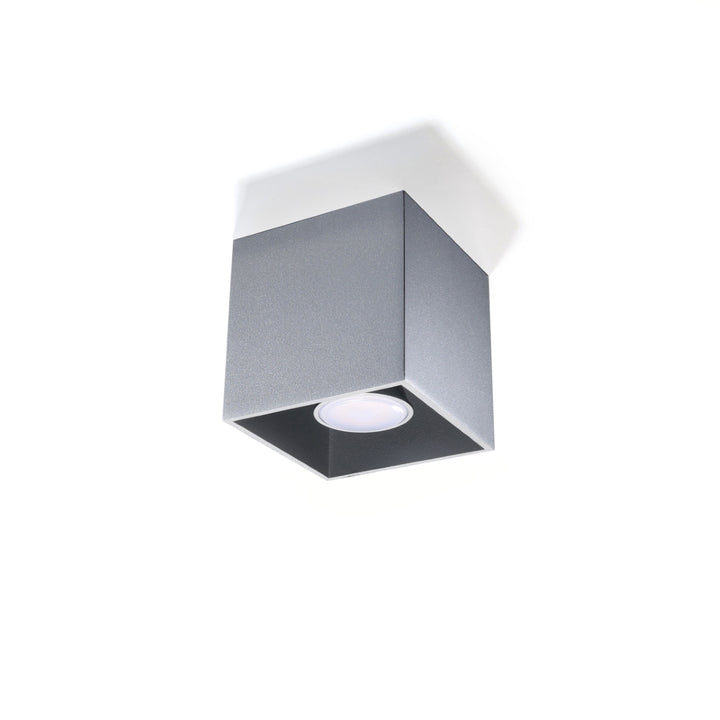 Ceiling lamp QUAD 1 grey - Diamond Work Sp. z o.o.
