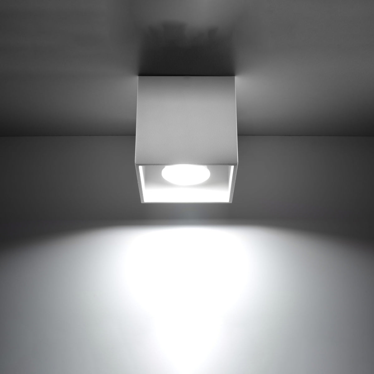 Ceiling lamp QUAD 1 white - Diamond Work Sp. z o.o.