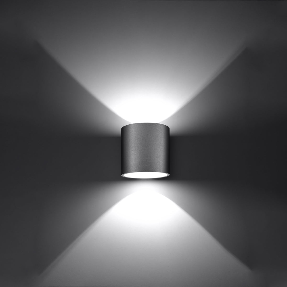 Wall lamp ORBIS 1 grey - Diamond Work Sp. z o.o.