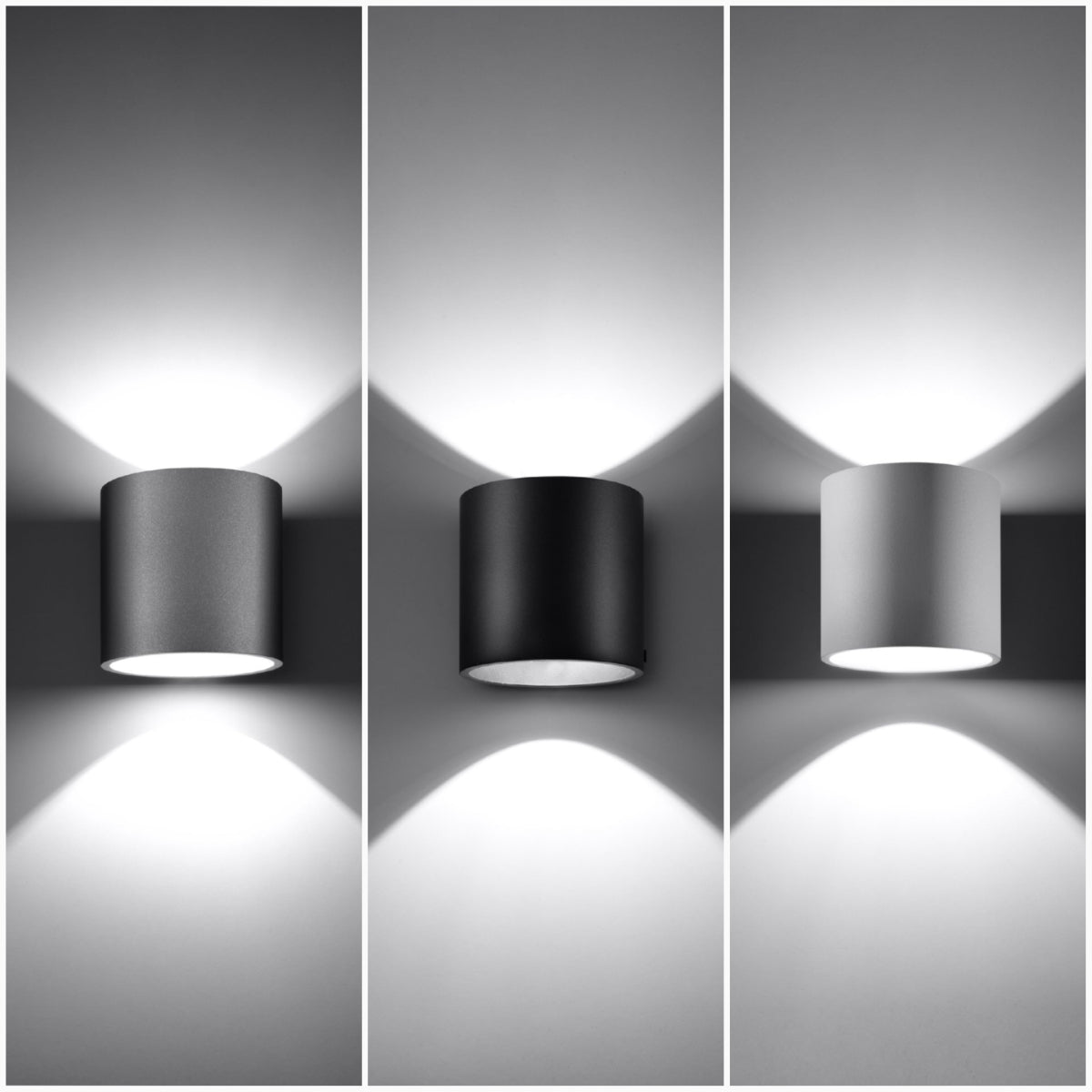 Wall lamp ORBIS 1 grey - Diamond Work Sp. z o.o.