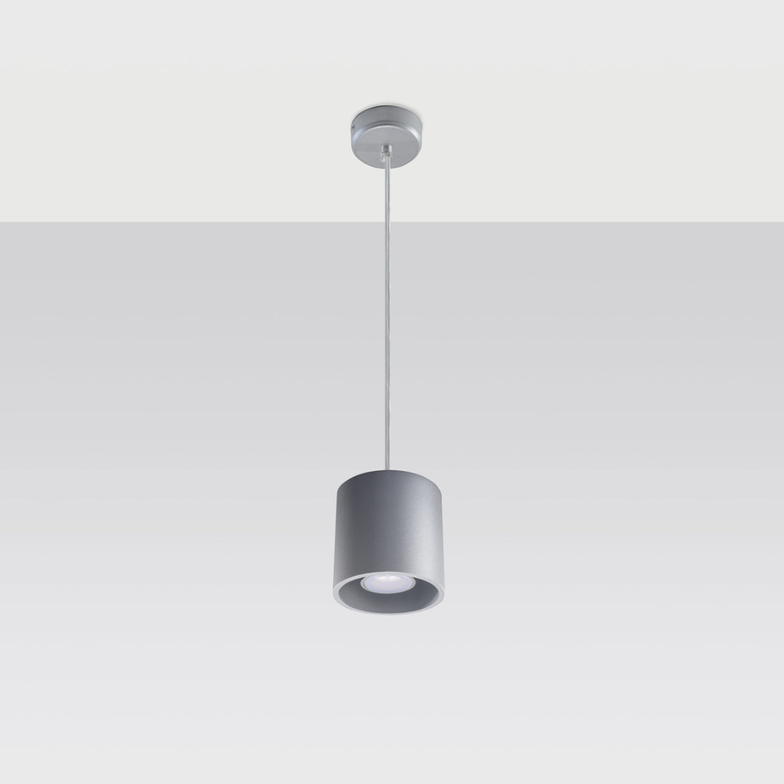 Pendant lamp ORBIS 1 grey - Diamond Work Sp. z o.o.