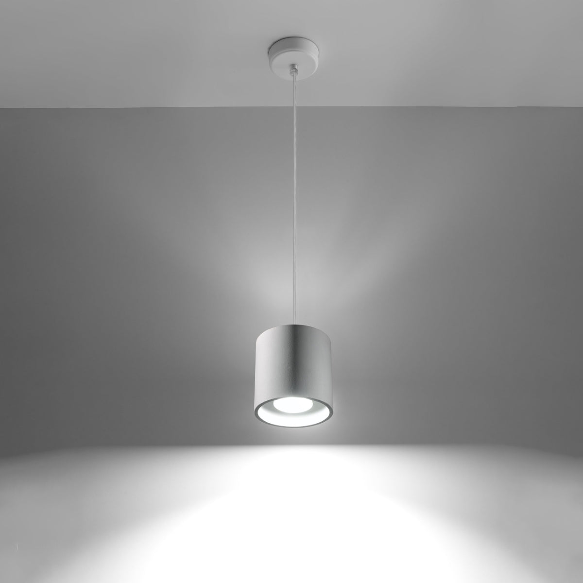 Pendant lamp ORBIS 1 white - Diamond Work Sp. z o.o.