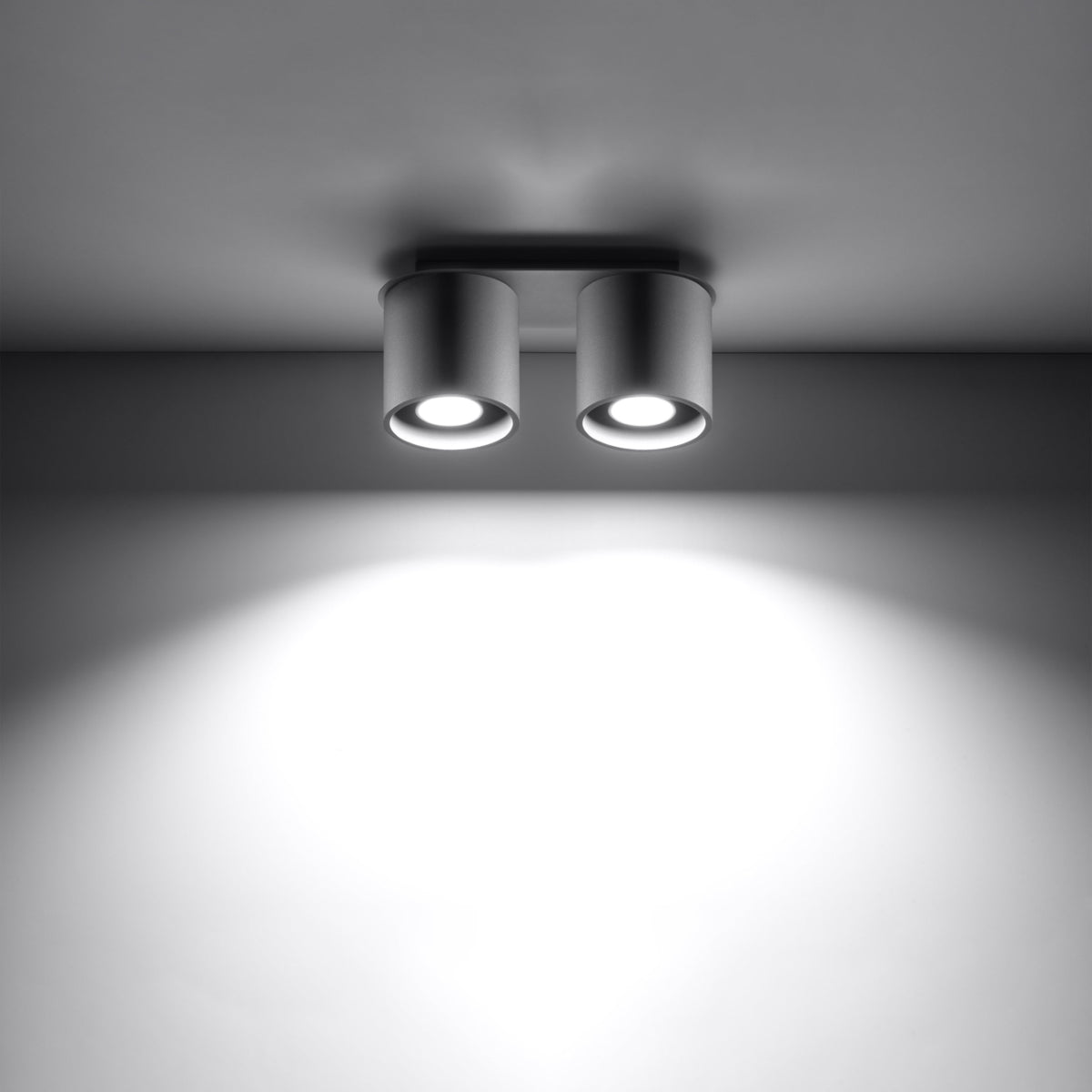 Ceiling lamp ORBIS 2 grey - Diamond Work Sp. z o.o.