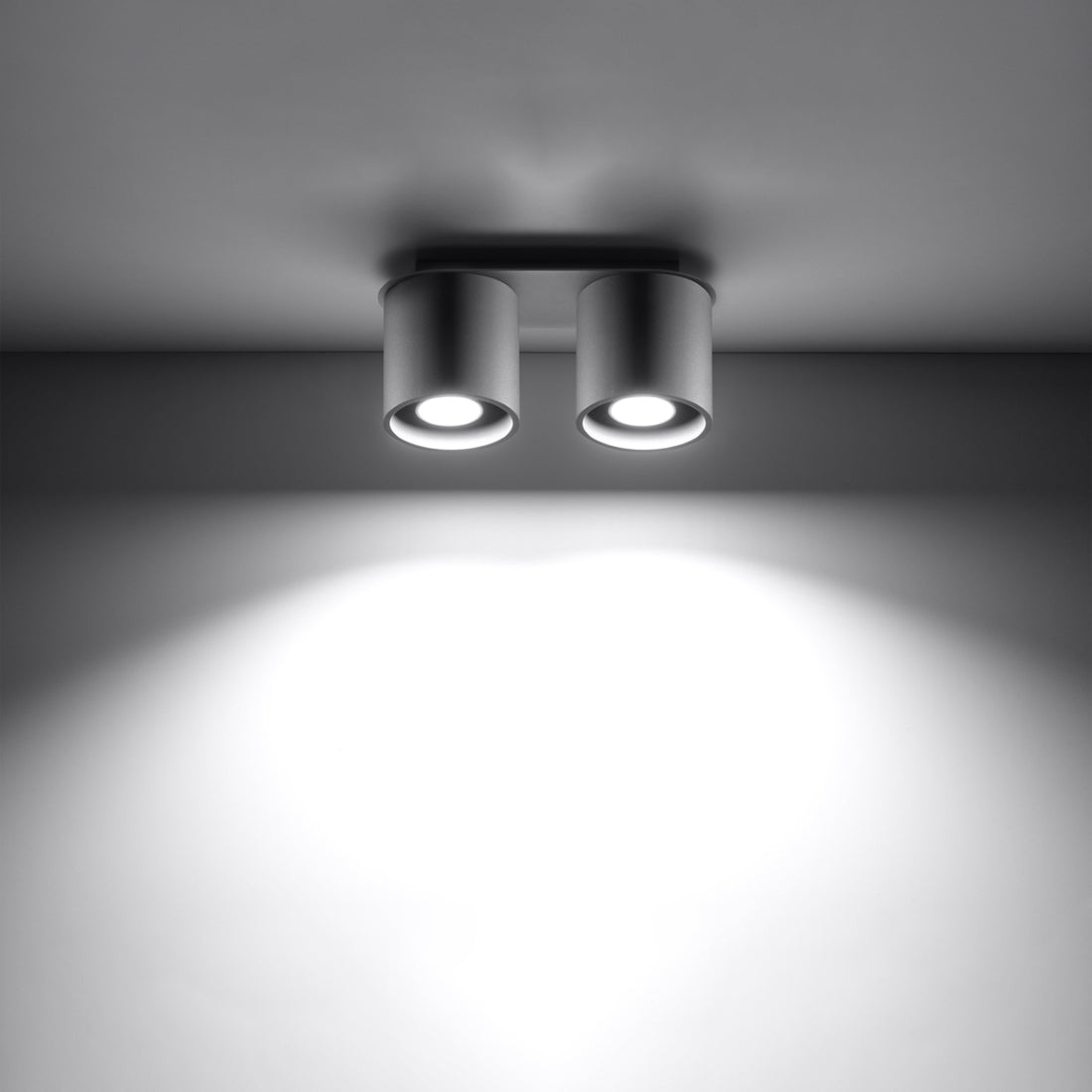 Ceiling lamp ORBIS 2 grey - Diamond Work Sp. z o.o.