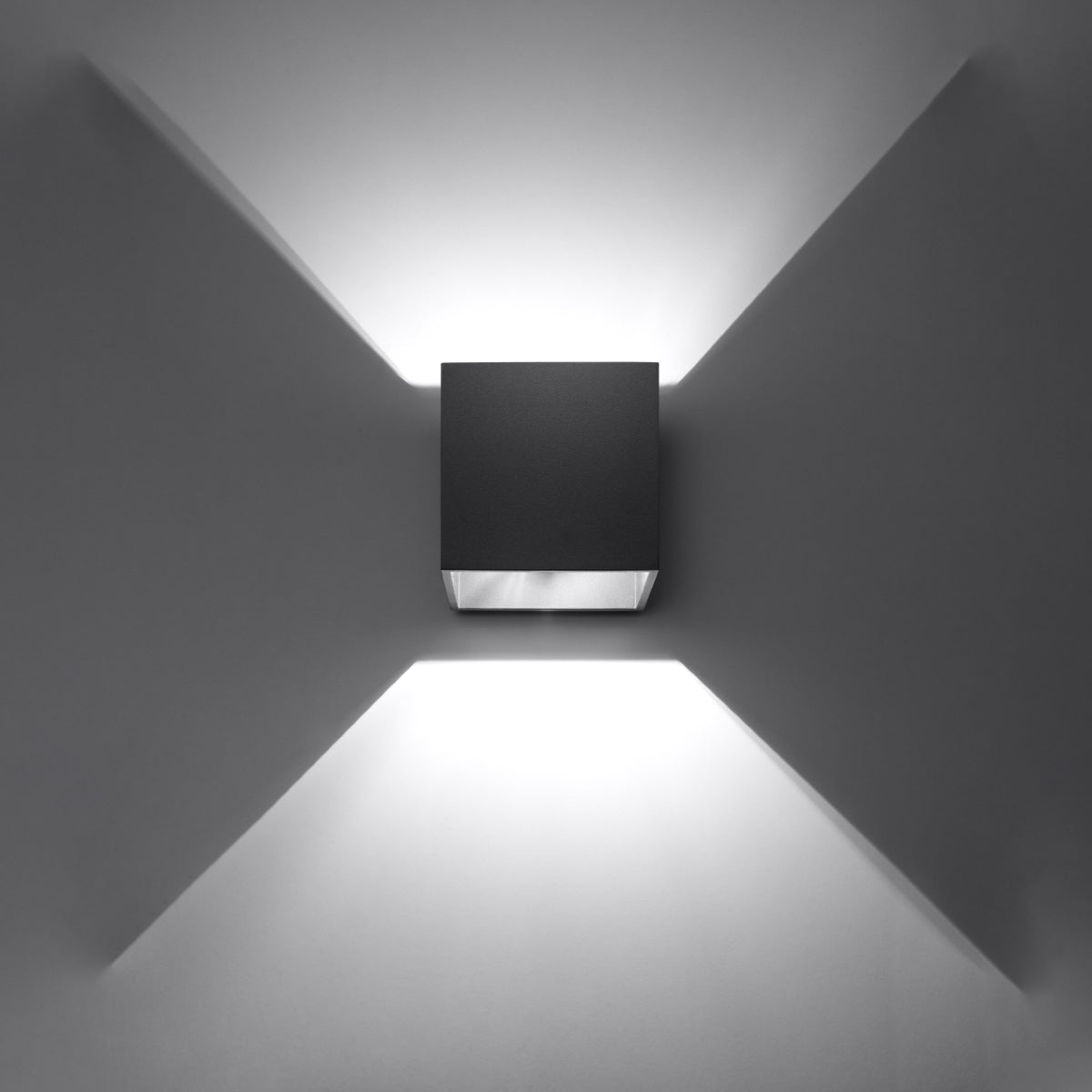 Wall lamp QUAD 1 black - Diamond Work Sp. z o.o.