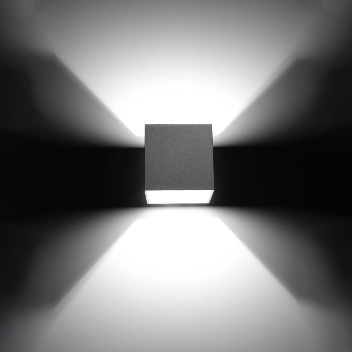 Wall lamp QUAD 1 grey - Diamond Work Sp. z o.o.