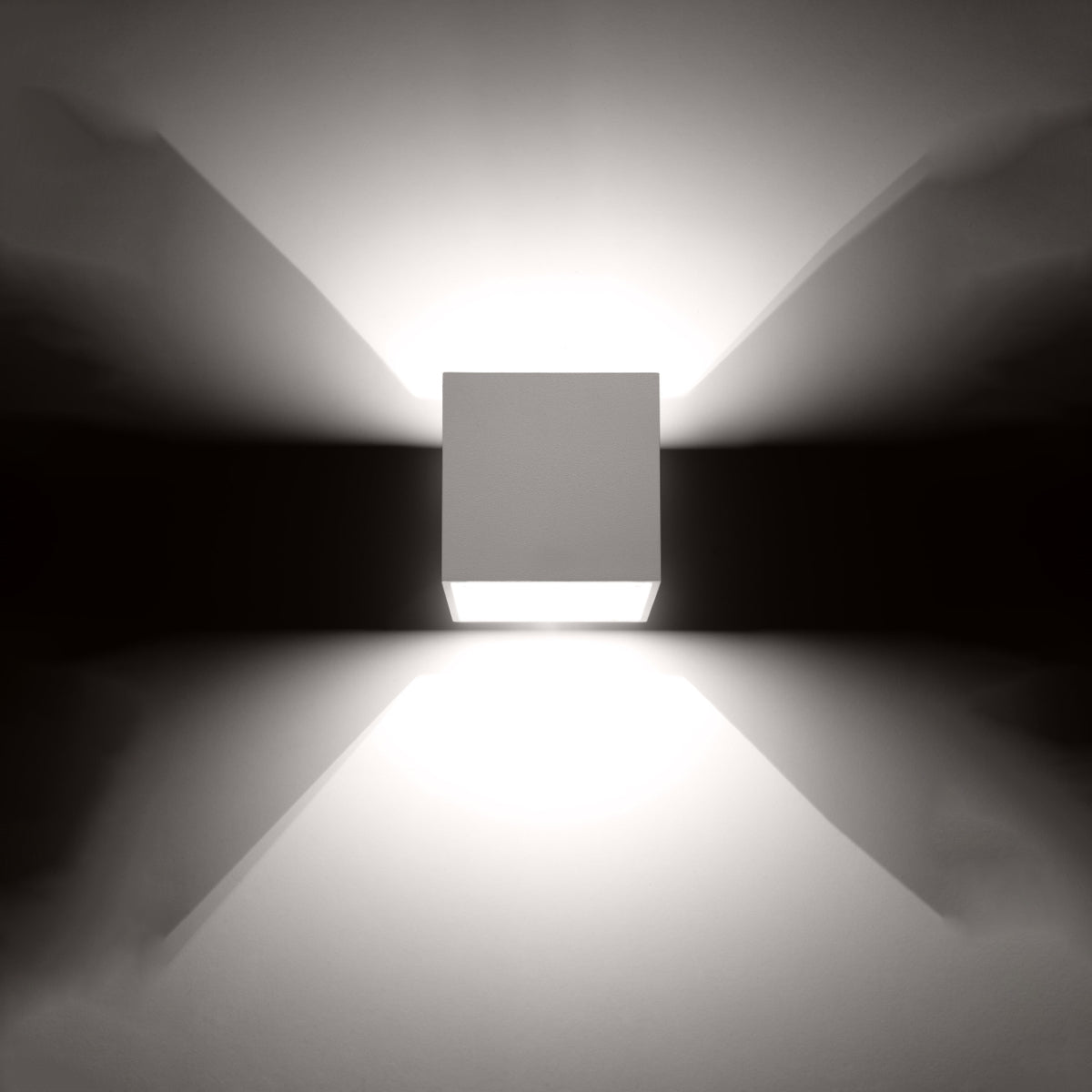 Wall lamp QUAD 1 white - Diamond Work Sp. z o.o.