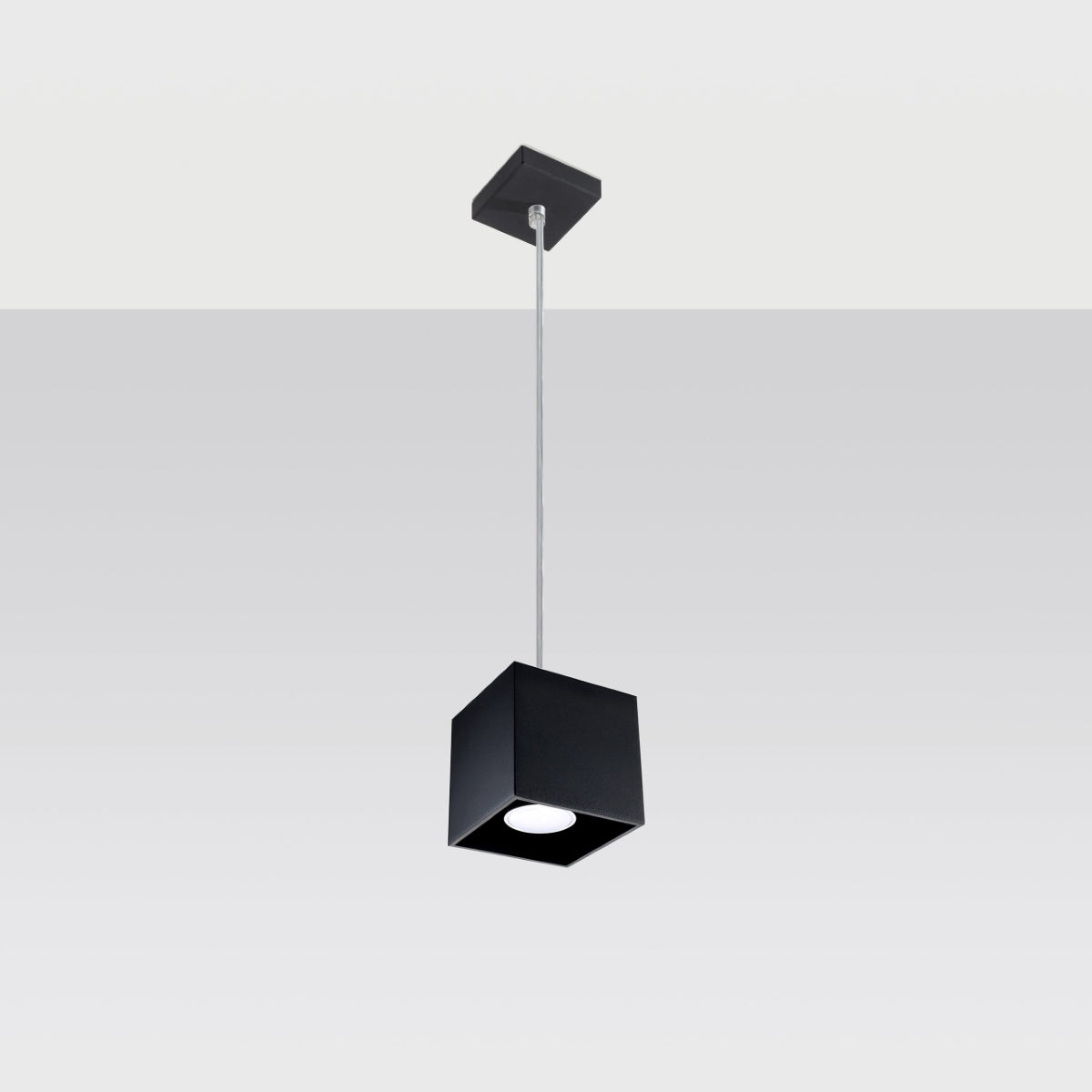 Pendant lamp QUAD 1 black - Diamond Work Sp. z o.o.
