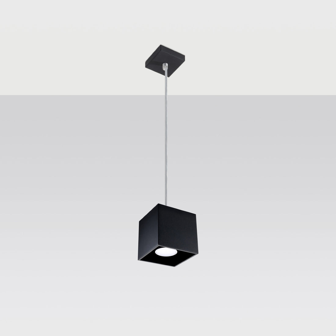 Pendant lamp QUAD 1 black - Diamond Work Sp. z o.o.