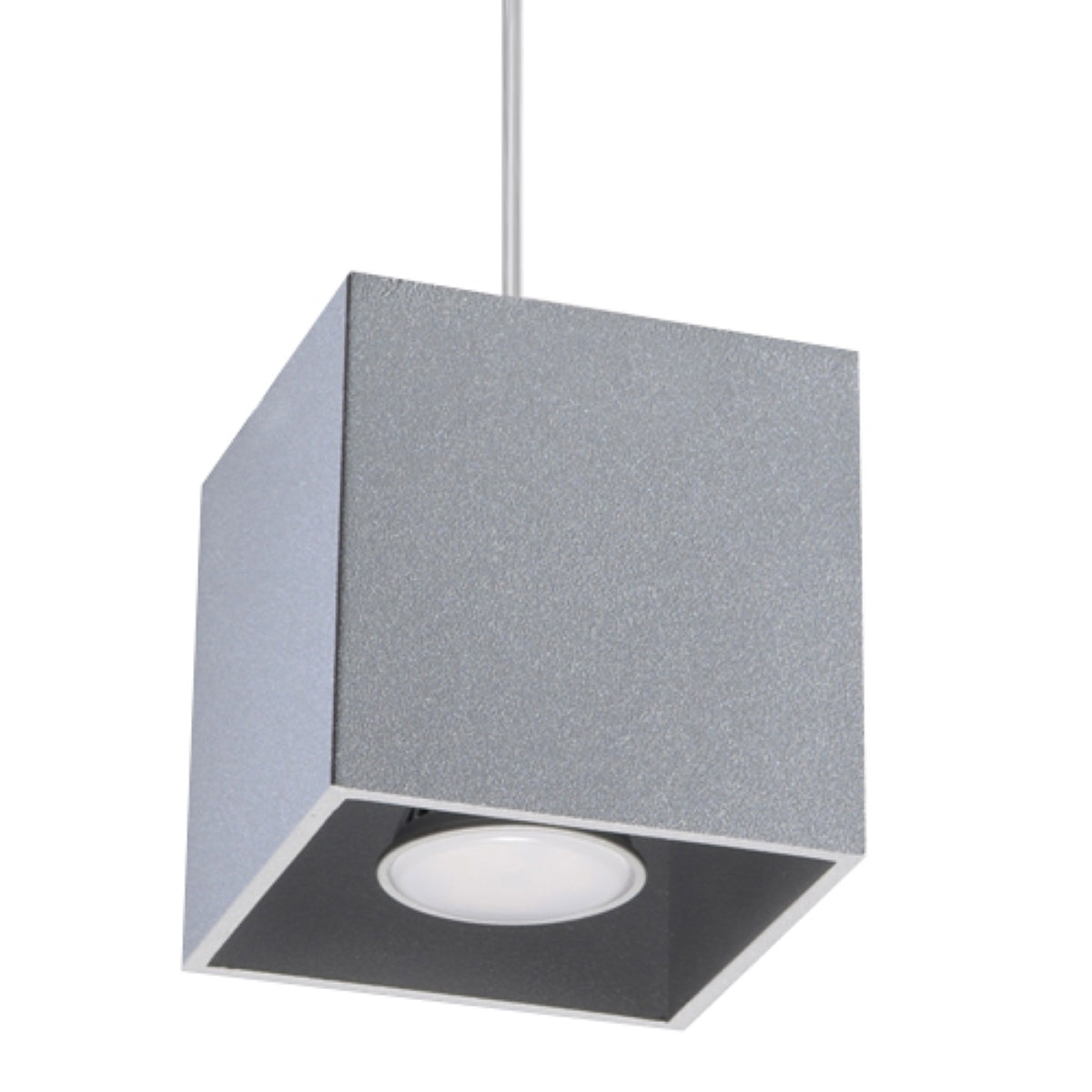 Pendant lamp QUAD 1 grey - Diamond Work Sp. z o.o.