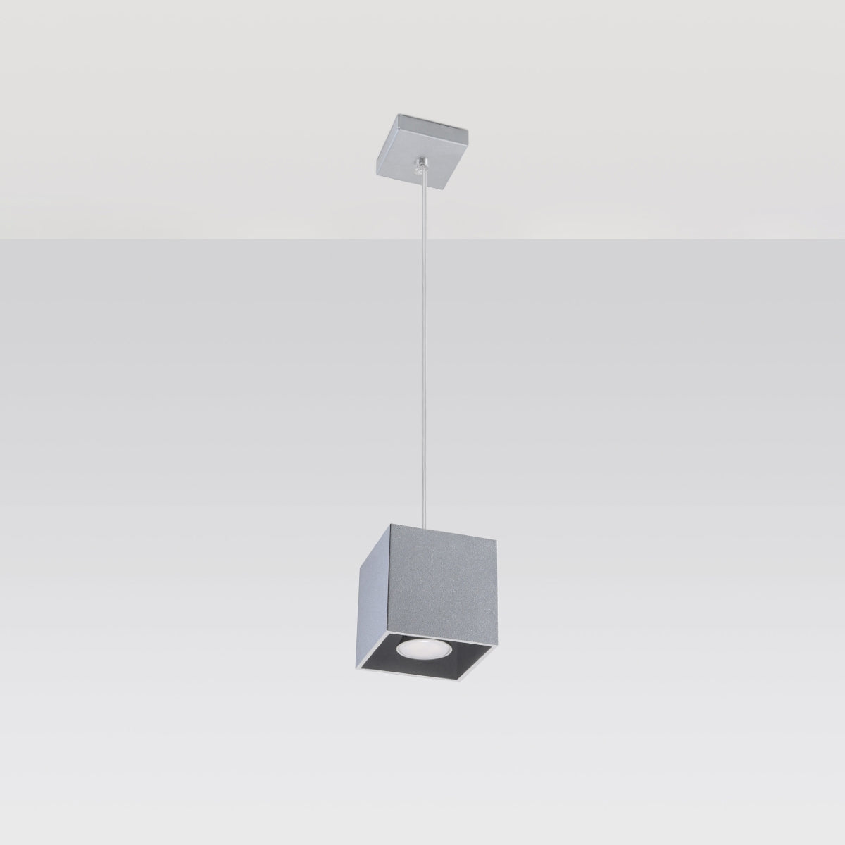 Pendant lamp QUAD 1 grey - Diamond Work Sp. z o.o.