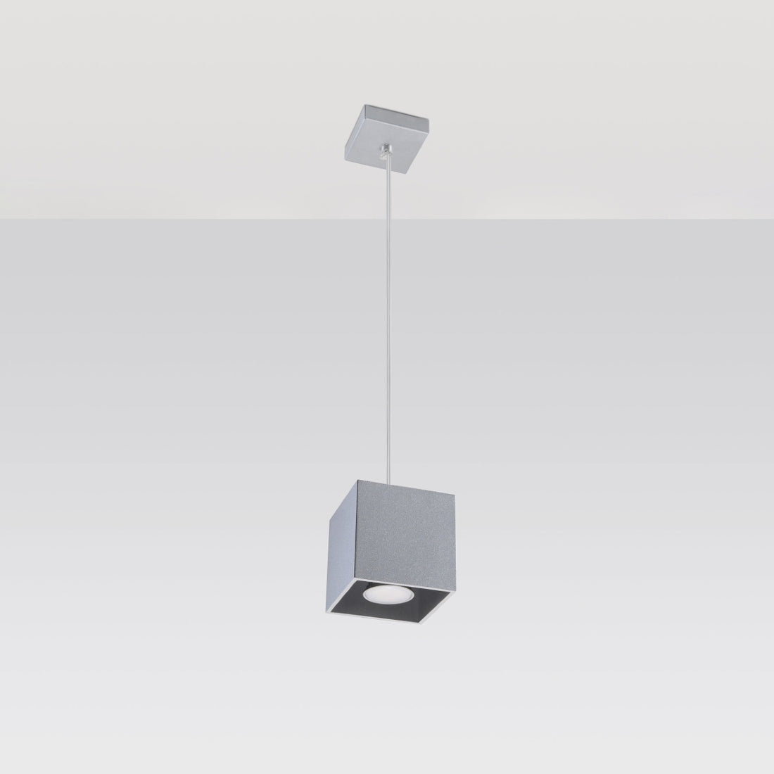 Pendant lamp QUAD 1 grey - Diamond Work Sp. z o.o.