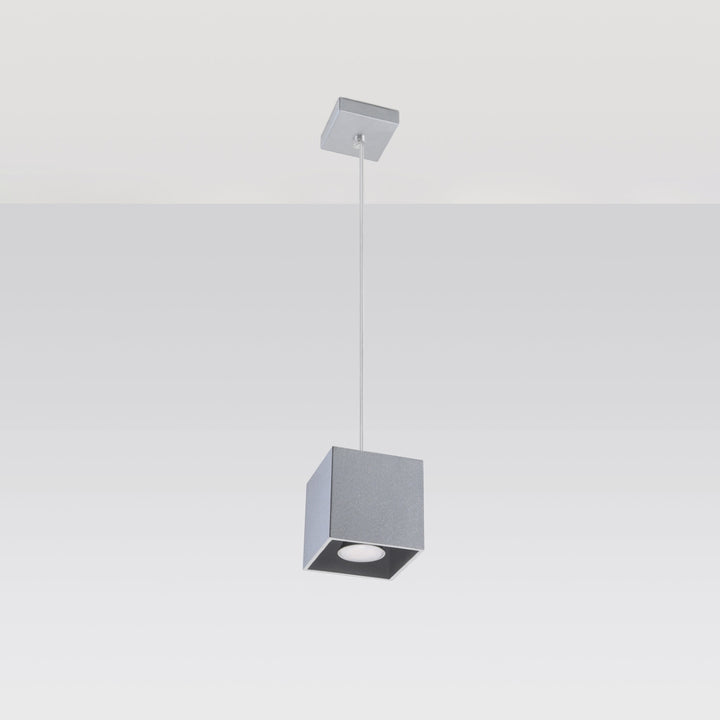 Pendant lamp QUAD 1 grey - Diamond Work Sp. z o.o.