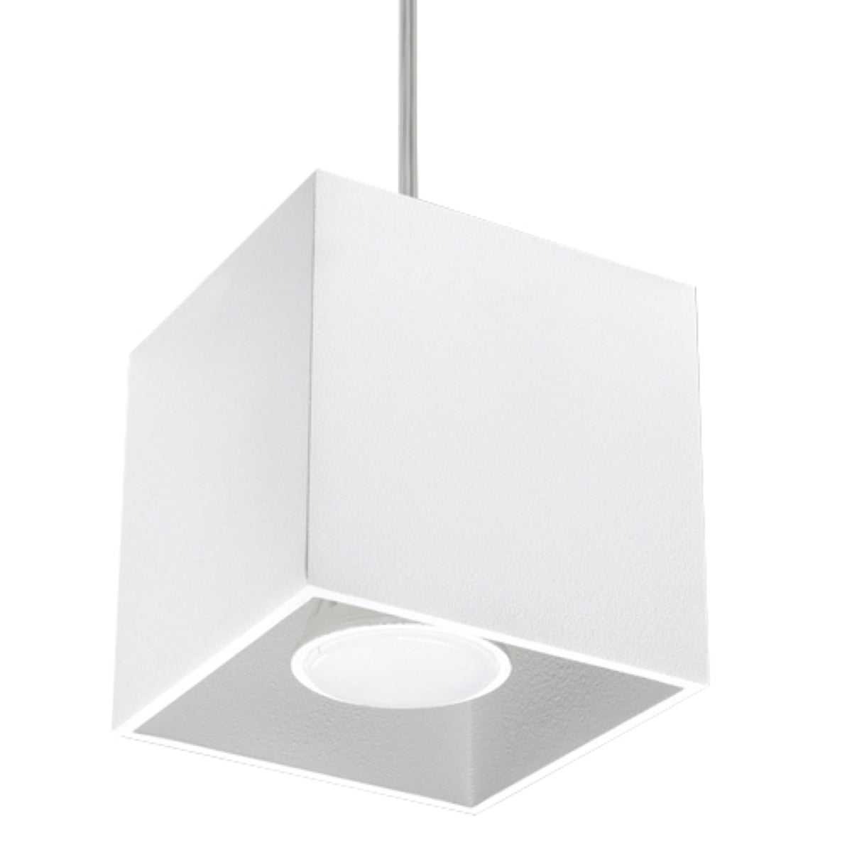 Pendant lamp QUAD 1 white - Diamond Work Sp. z o.o.