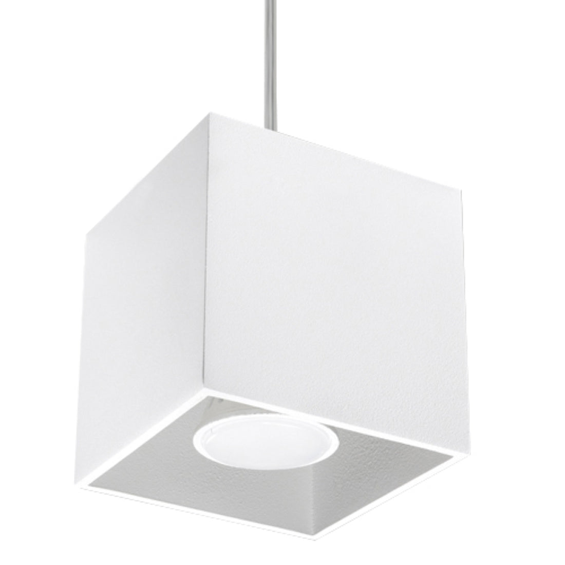 Pendant lamp QUAD 1 white - Diamond Work Sp. z o.o.
