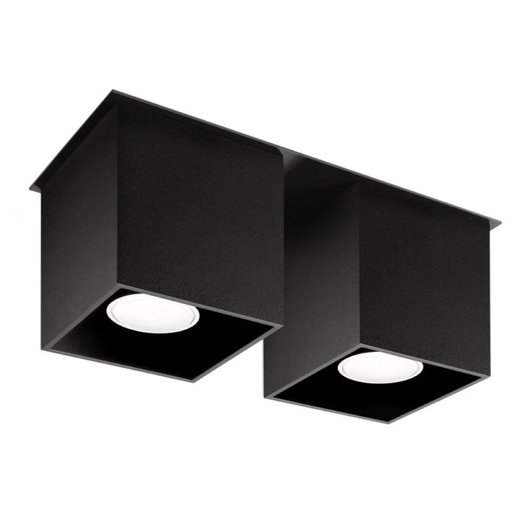 Ceiling lamp QUAD 2 black - Diamond Work Sp. z o.o.