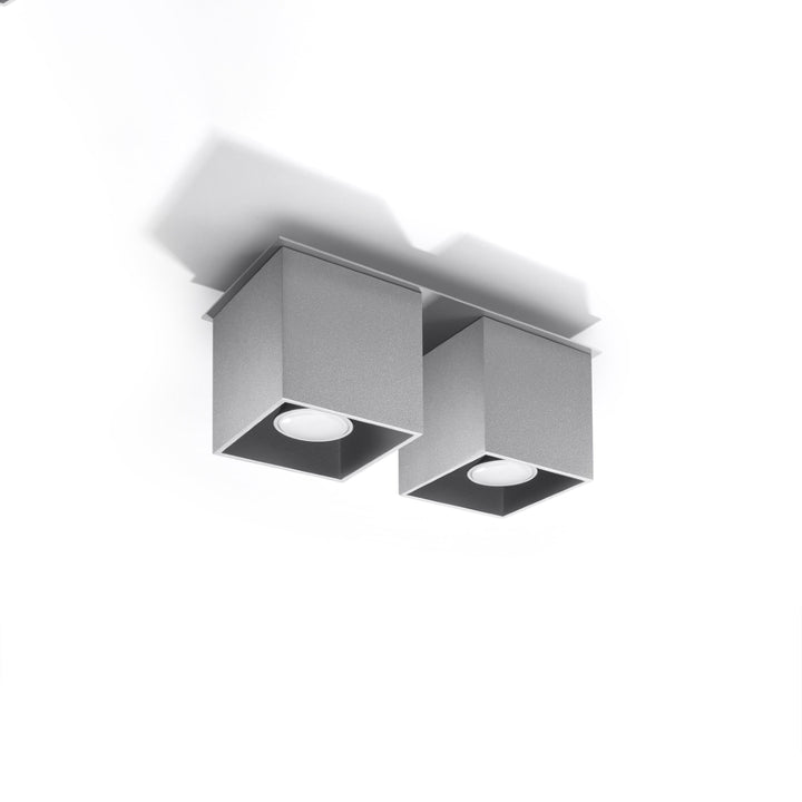 Ceiling lamp QUAD 2 grey - Diamond Work Sp. z o.o.