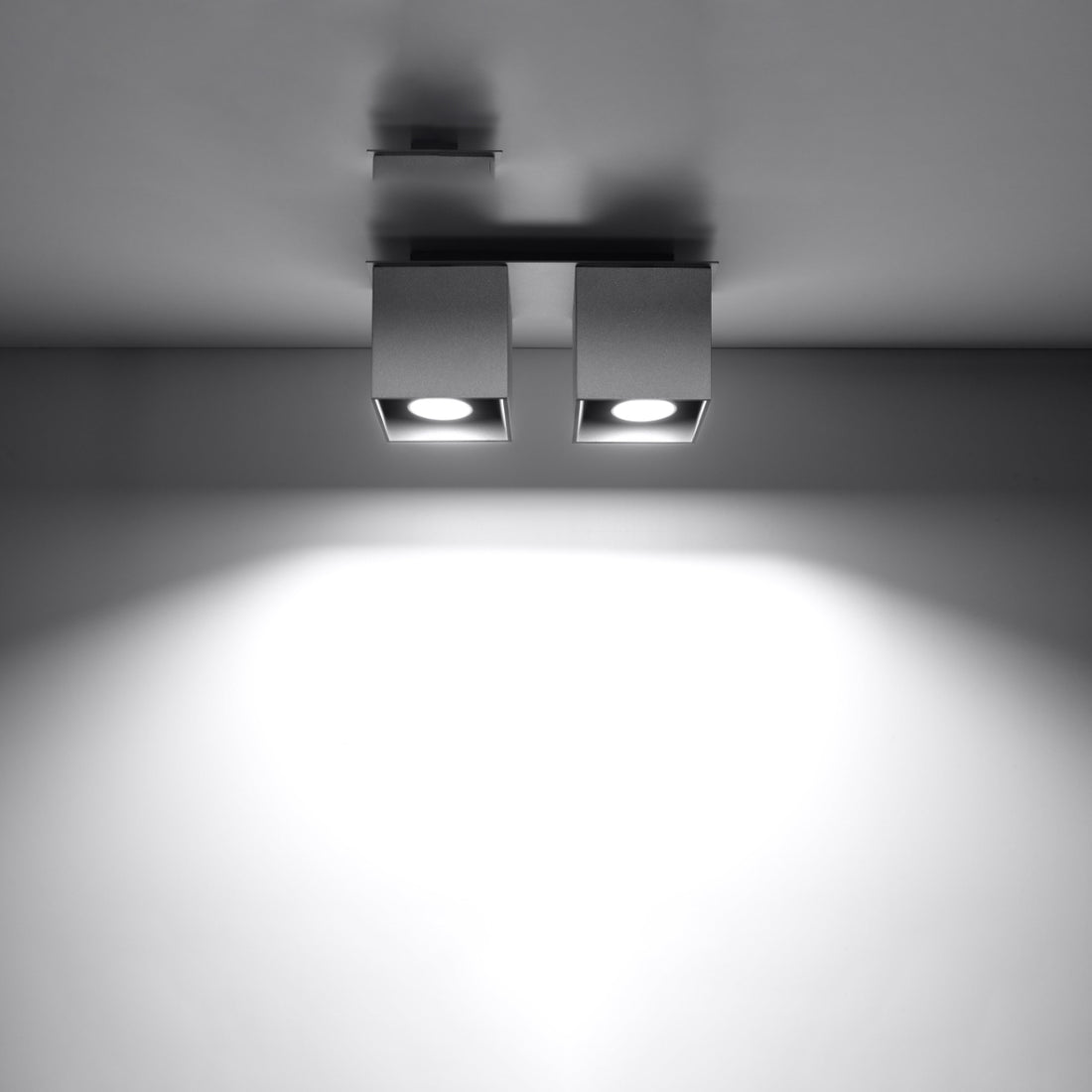 Ceiling lamp QUAD 2 grey - Diamond Work Sp. z o.o.