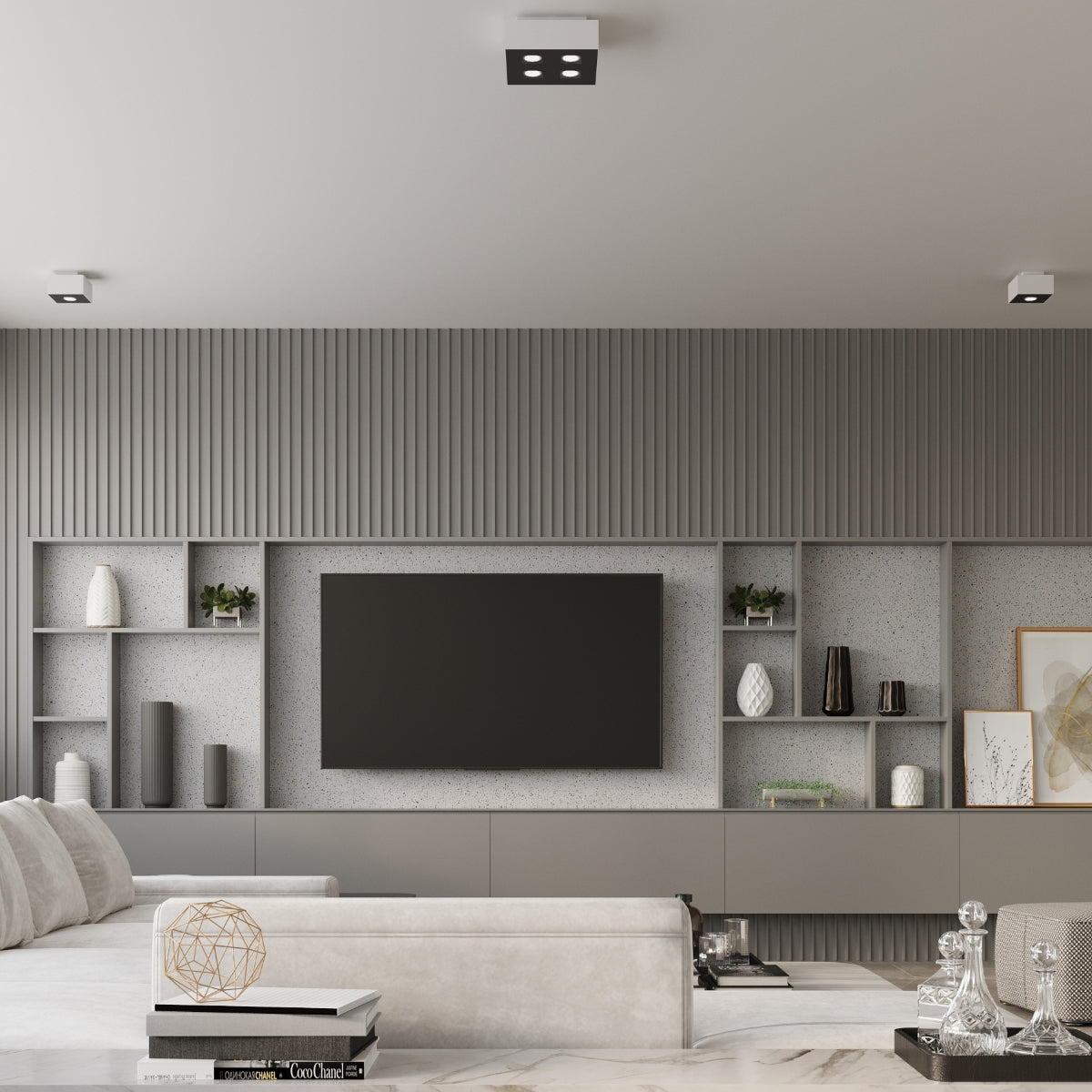 Ceiling lamp MONO 1 white - Diamond Work Sp. z o.o.