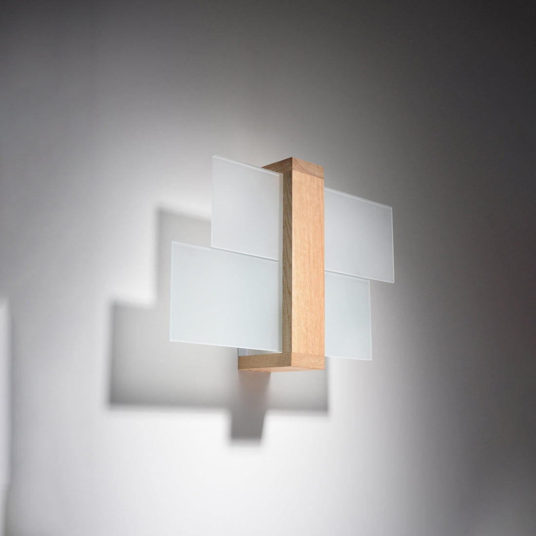 Wall lamp FENIKS 1 natural wood - Diamond Work Sp. z o.o.