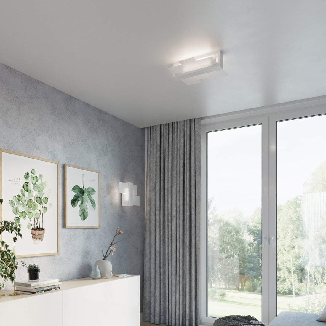 Wall lamp FENIKS 1 white - Diamond Work Sp. z o.o.