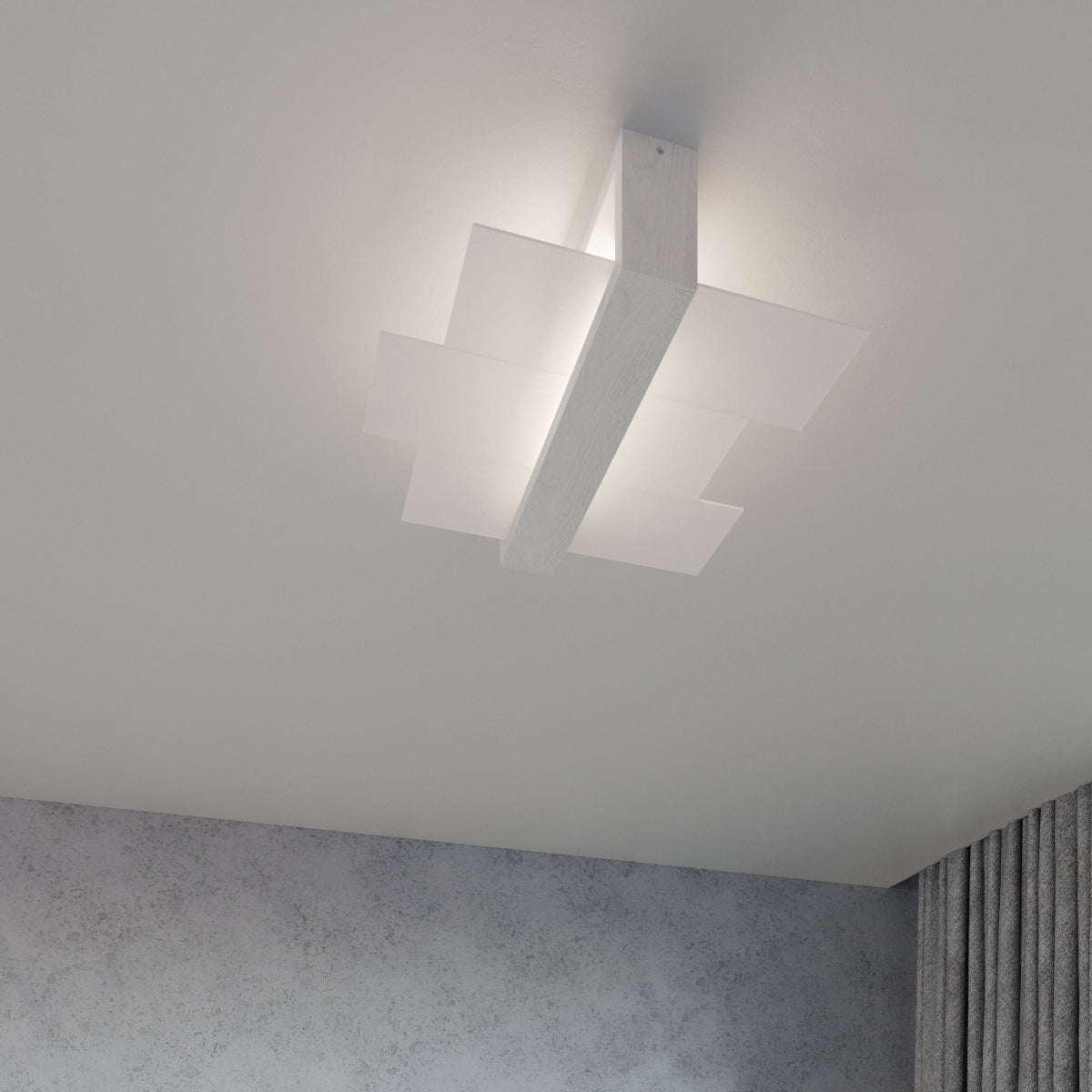 Wall lamp FENIKS 1 white - Diamond Work Sp. z o.o.