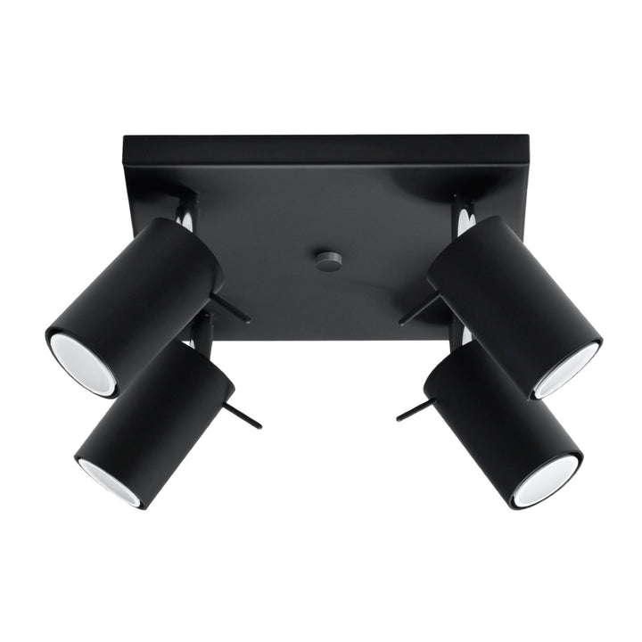 Ceiling lamp RING 4 black - Diamond Work Sp. z o.o.