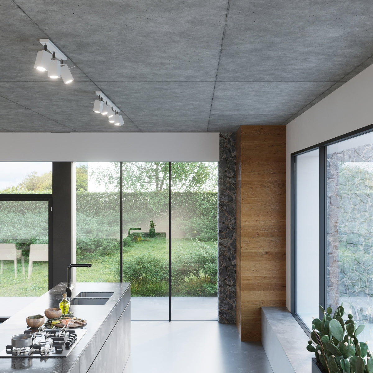 Ceiling lamp MERIDA 4 white - Diamond Work Sp. z o.o.