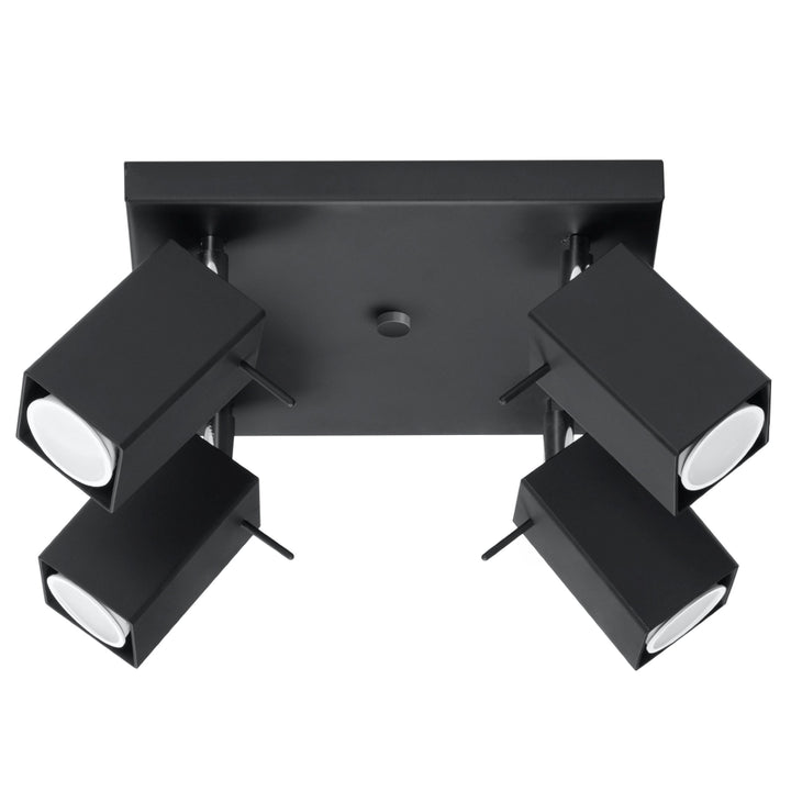 Ceiling lamp MERIDA 4 black - Diamond Work Sp. z o.o.