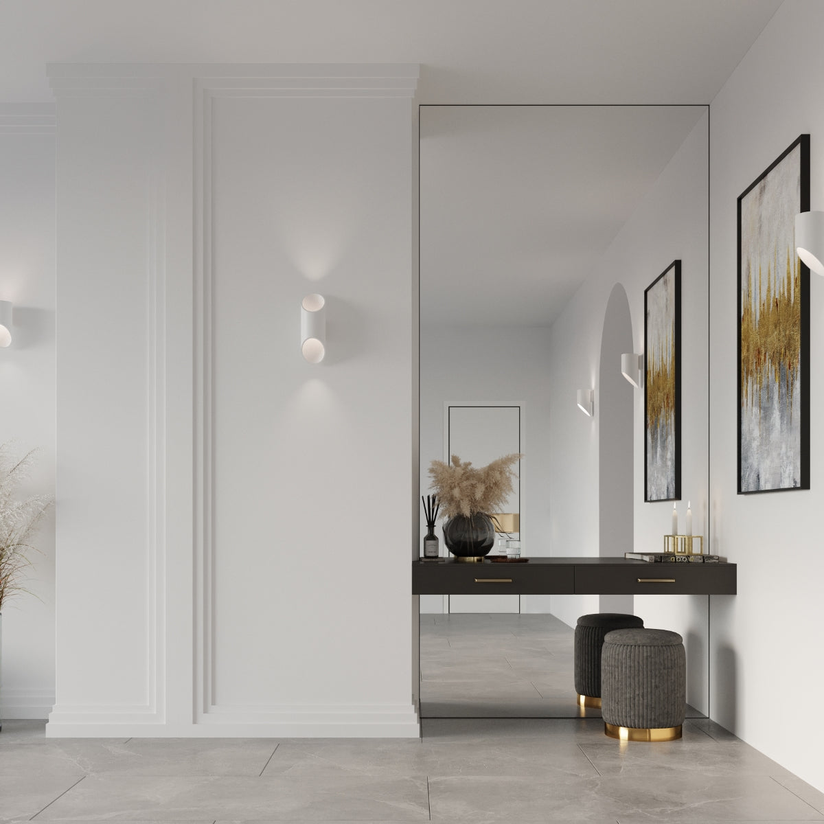 Wall lamp PENNE 30 white - Diamond Work Sp. z o.o.