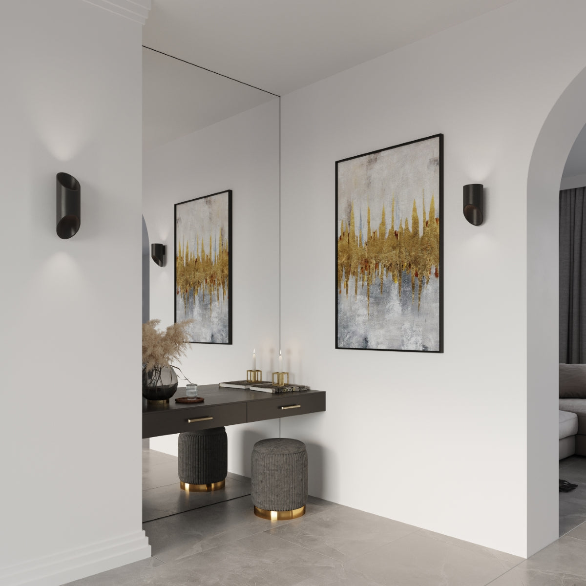 Wall lamp PENNE 20 black - Diamond Work Sp. z o.o.