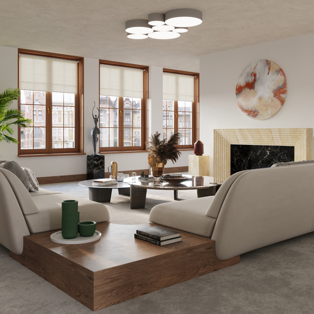 Pendant lamp ARENA 35 grey - Diamond Work Sp. z o.o.