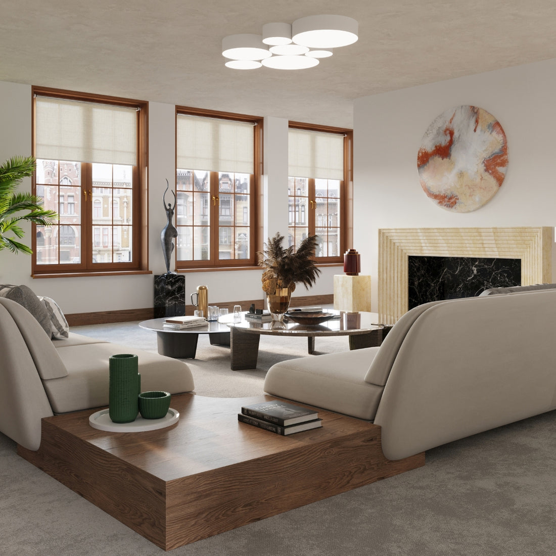 Pendant lamp ARENA 35 white - Diamond Work Sp. z o.o.