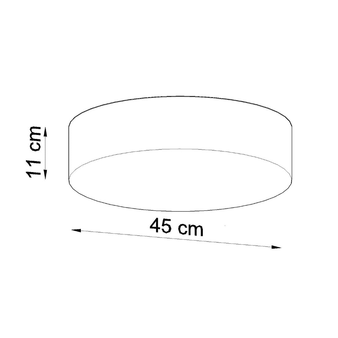 Ceiling lamp ARENA 45 black - Diamond Work Sp. z o.o.