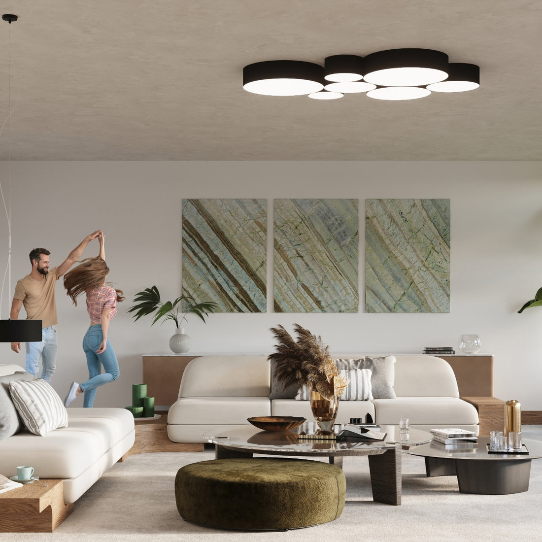 Ceiling lamp ARENA 45 black - Diamond Work Sp. z o.o.