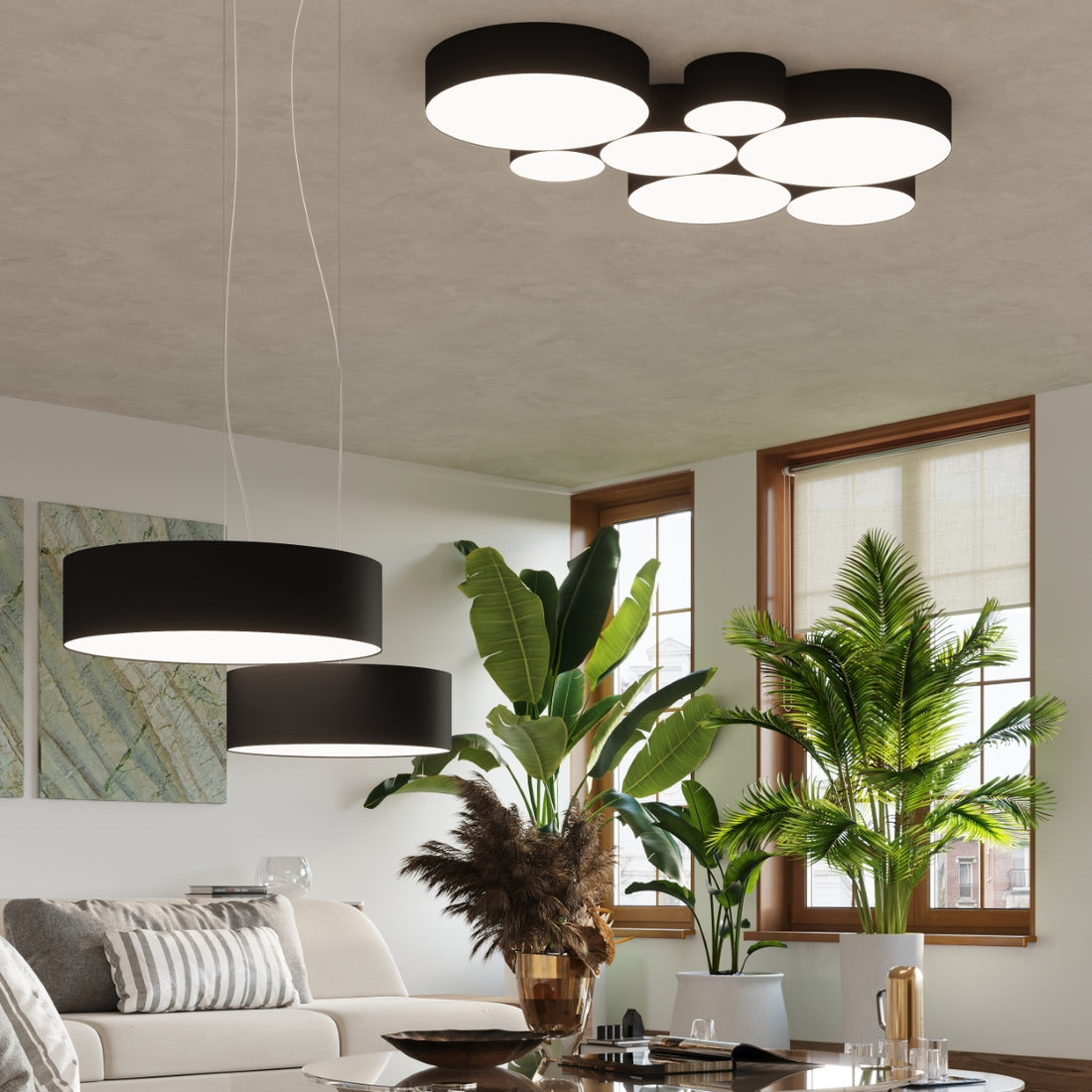 Ceiling lamp ARENA 45 black - Diamond Work Sp. z o.o.