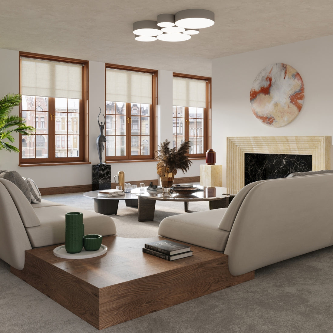 Ceiling lamp ARENA gray - Diamond Work Sp. z o.o.