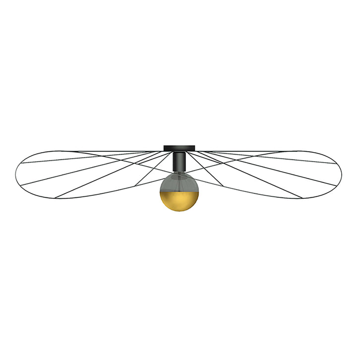 Wandleuchte / Deckenleuchte ESKOLA 110 schwarz