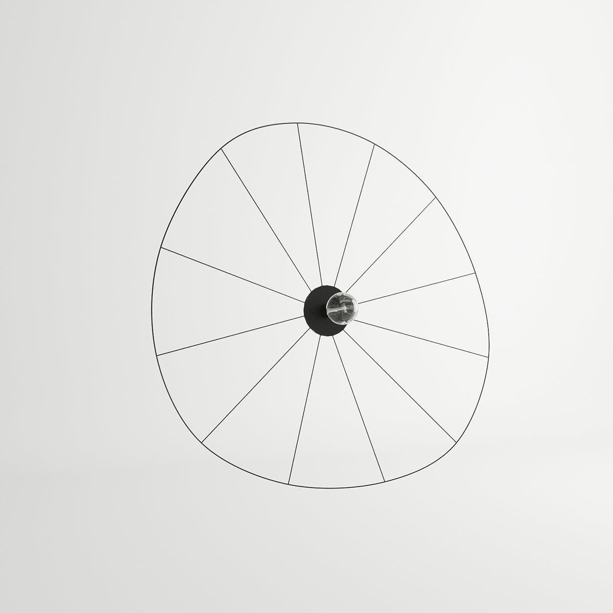 Wall lamp / Ceiling lamp ESKOLA 110 black