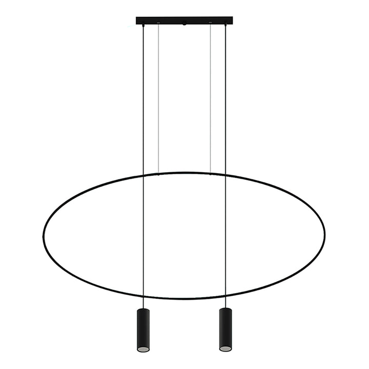 Pendant lamp HOLAR 2 black