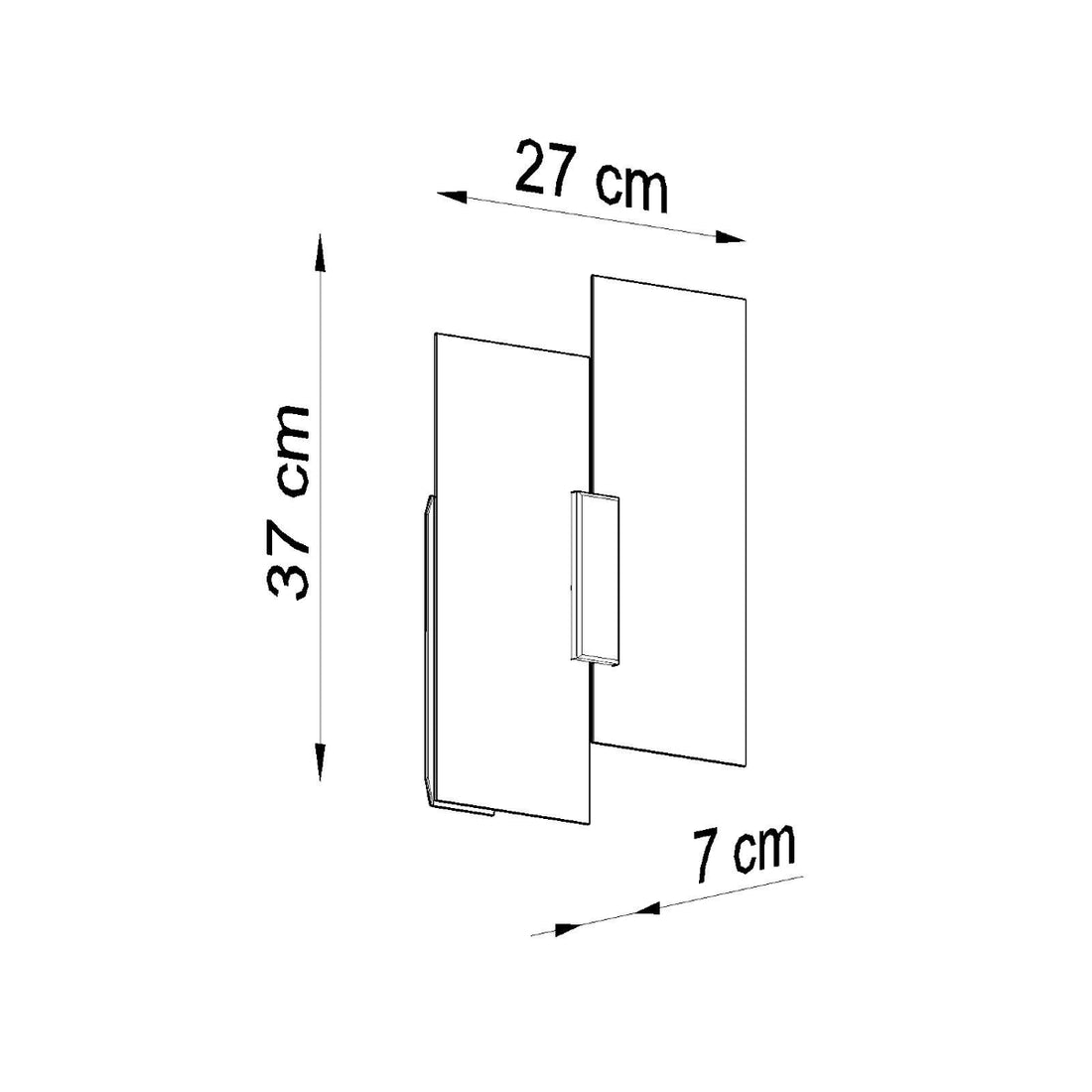 Wall lamp FABIANO - Diamond Work Sp. z o.o.