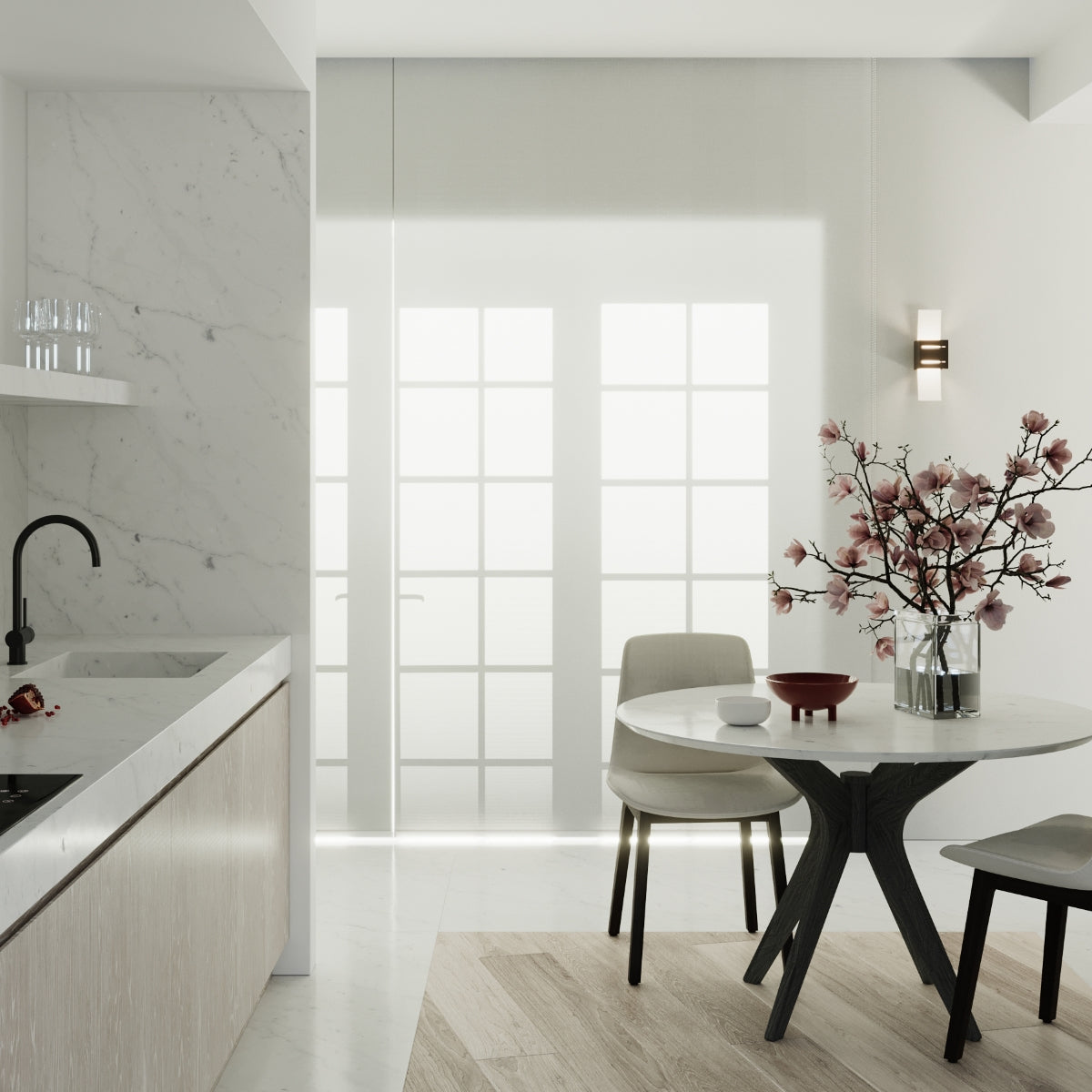 Wall lamp LORETO black - Diamond Work Sp. z o.o.