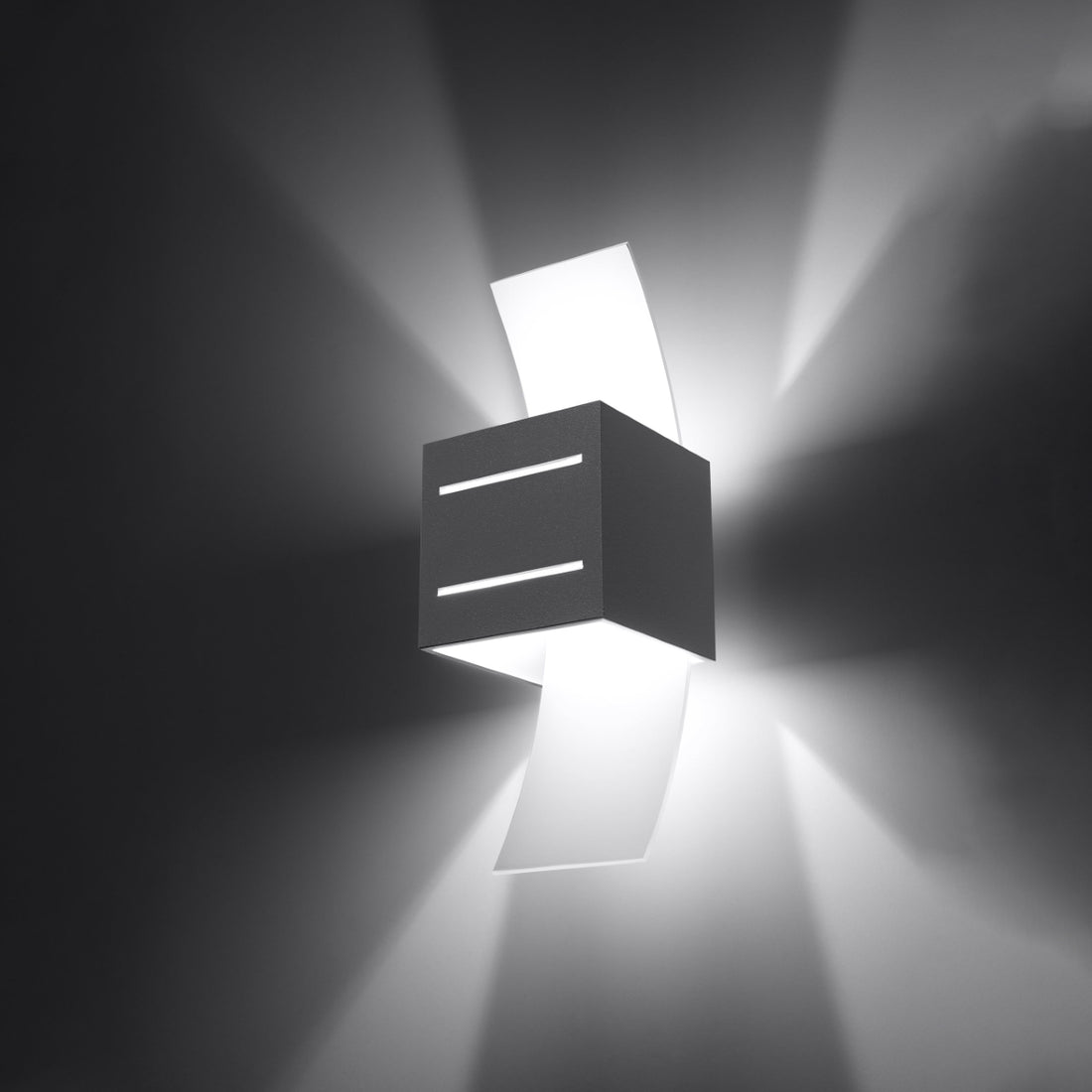 Wall lamp LORETO grey - Diamond Work Sp. z o.o.