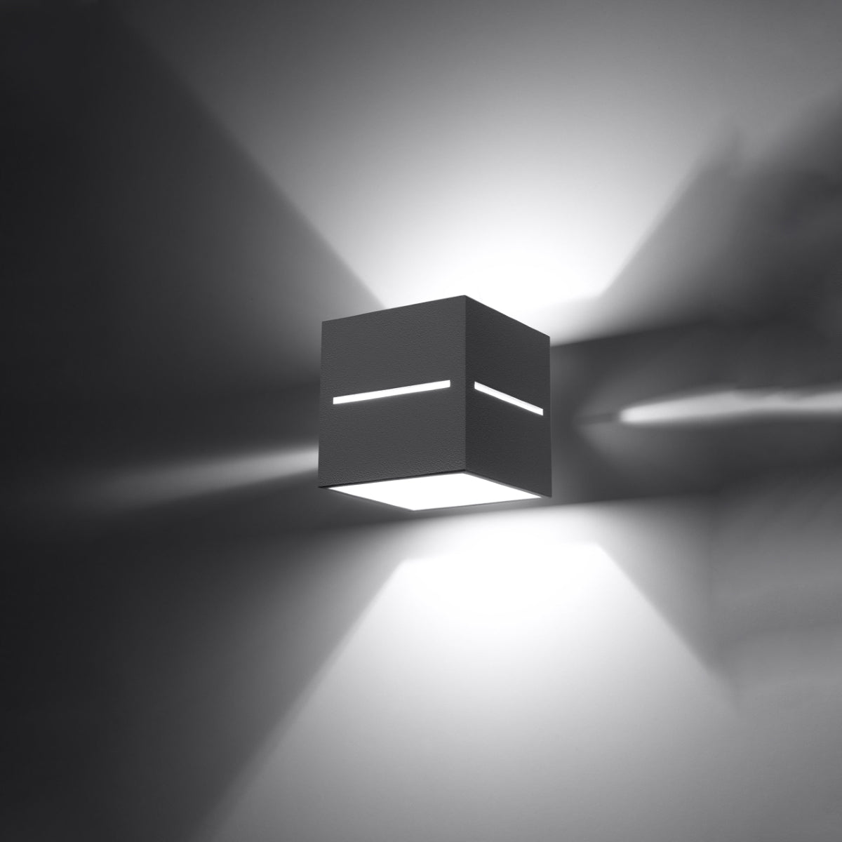 Wall lamp LOBO grey - Diamond Work Sp. z o.o.