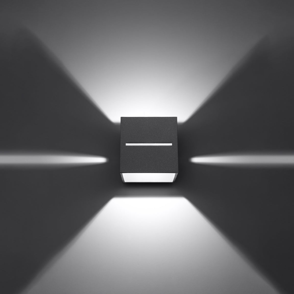 Wall lamp LOBO grey - Diamond Work Sp. z o.o.